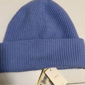 Wilfred Aritzia cornflower blue wool beanie